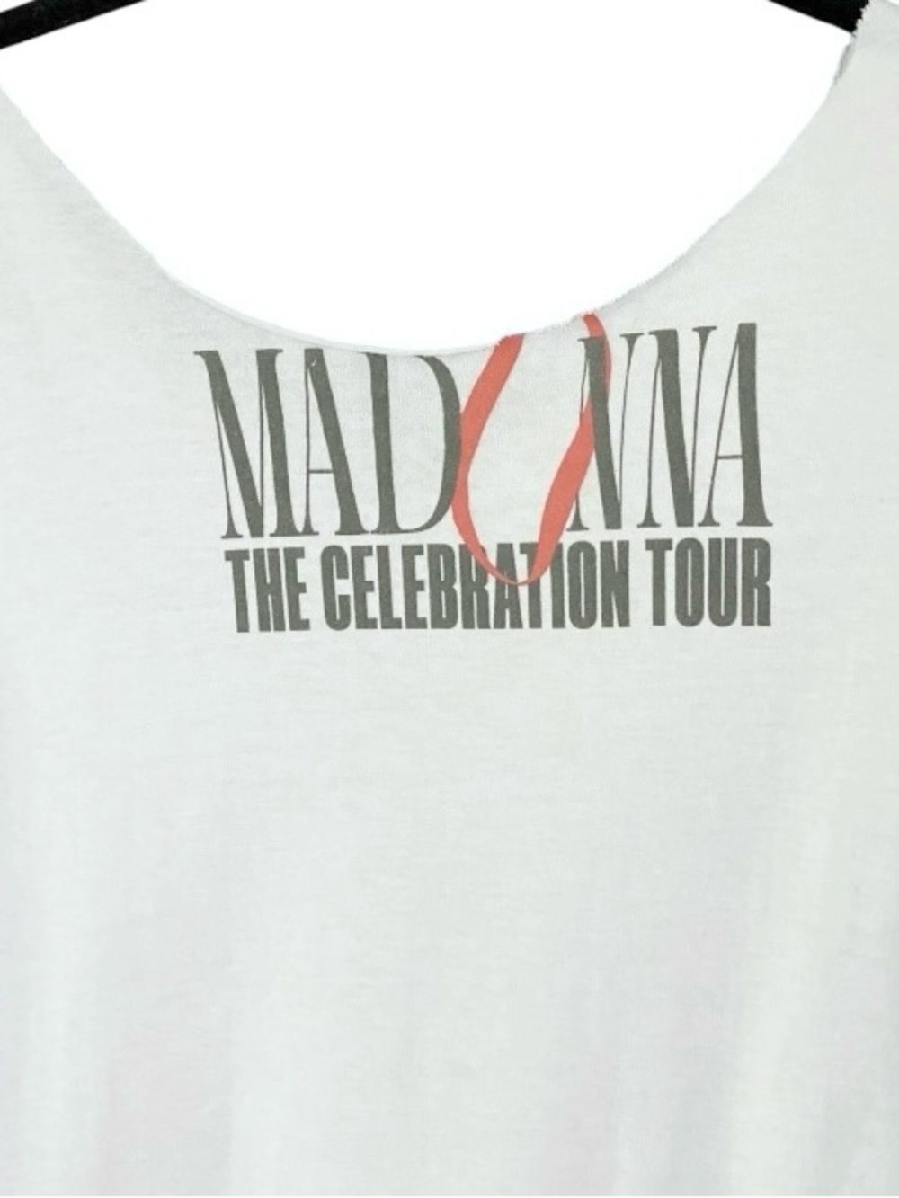 Madonna Celebration Tour Justin Teodoro Graphic Tee XL Raw Neck Oversized - Picture 6 of 9